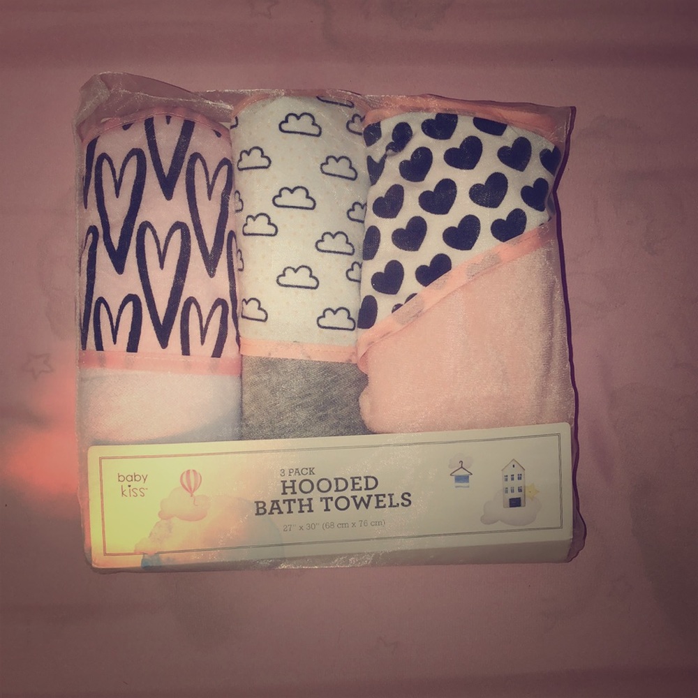 Baby hooded bath towels